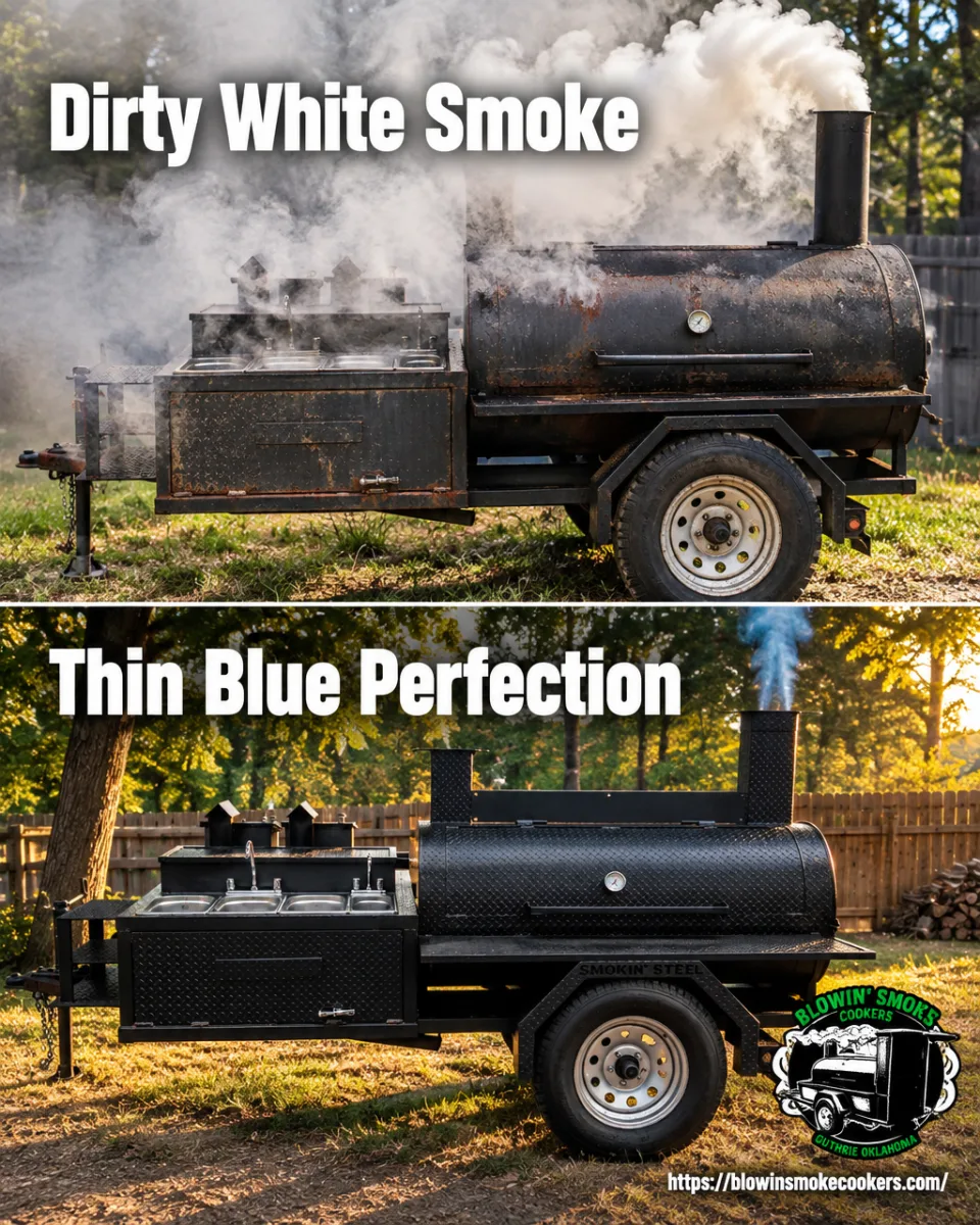 Blowin' Smoke Cookers: Dirty White Smoke / Thin Blue Perfection