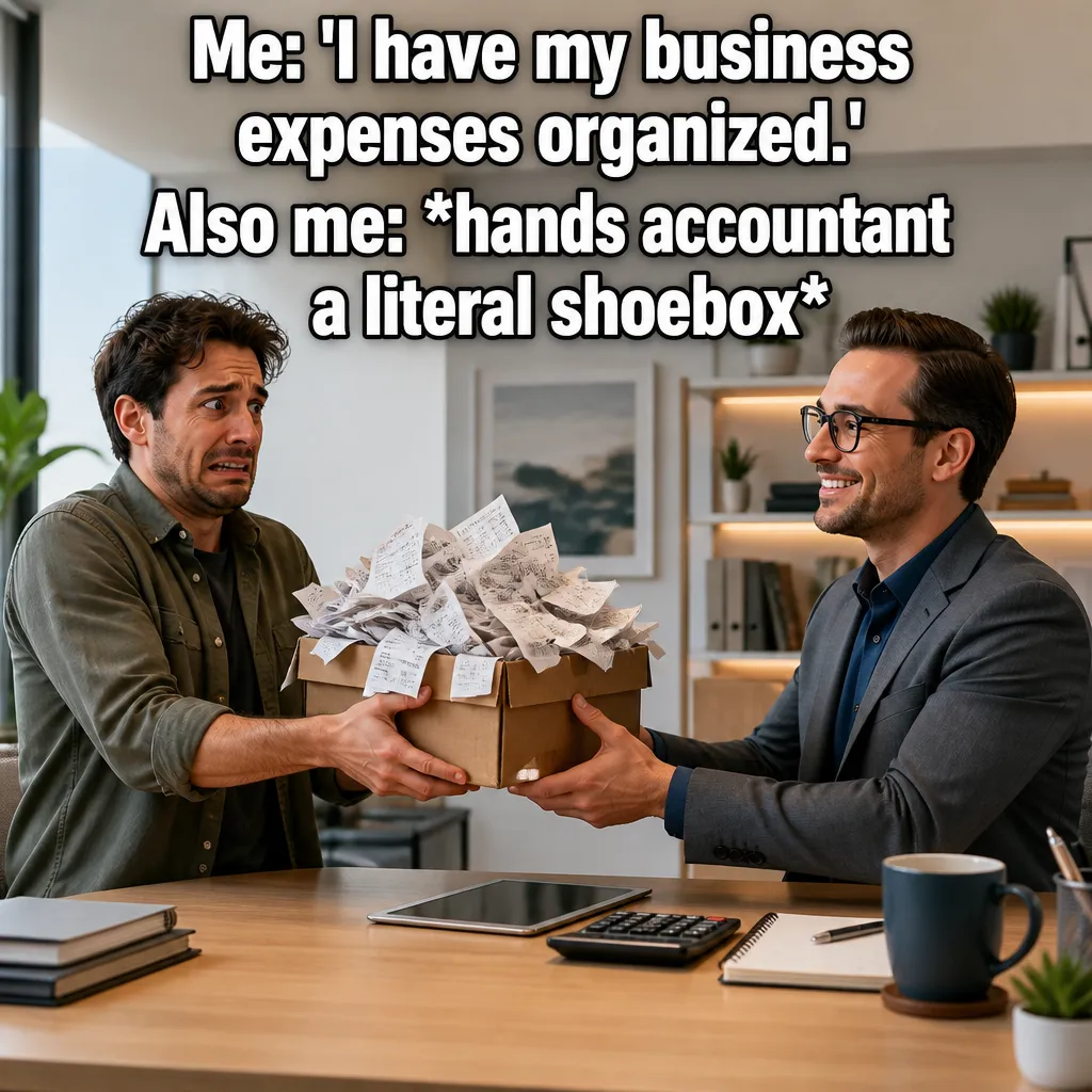 Illustrative The Receipt Avalanche creative from the accountant example collection