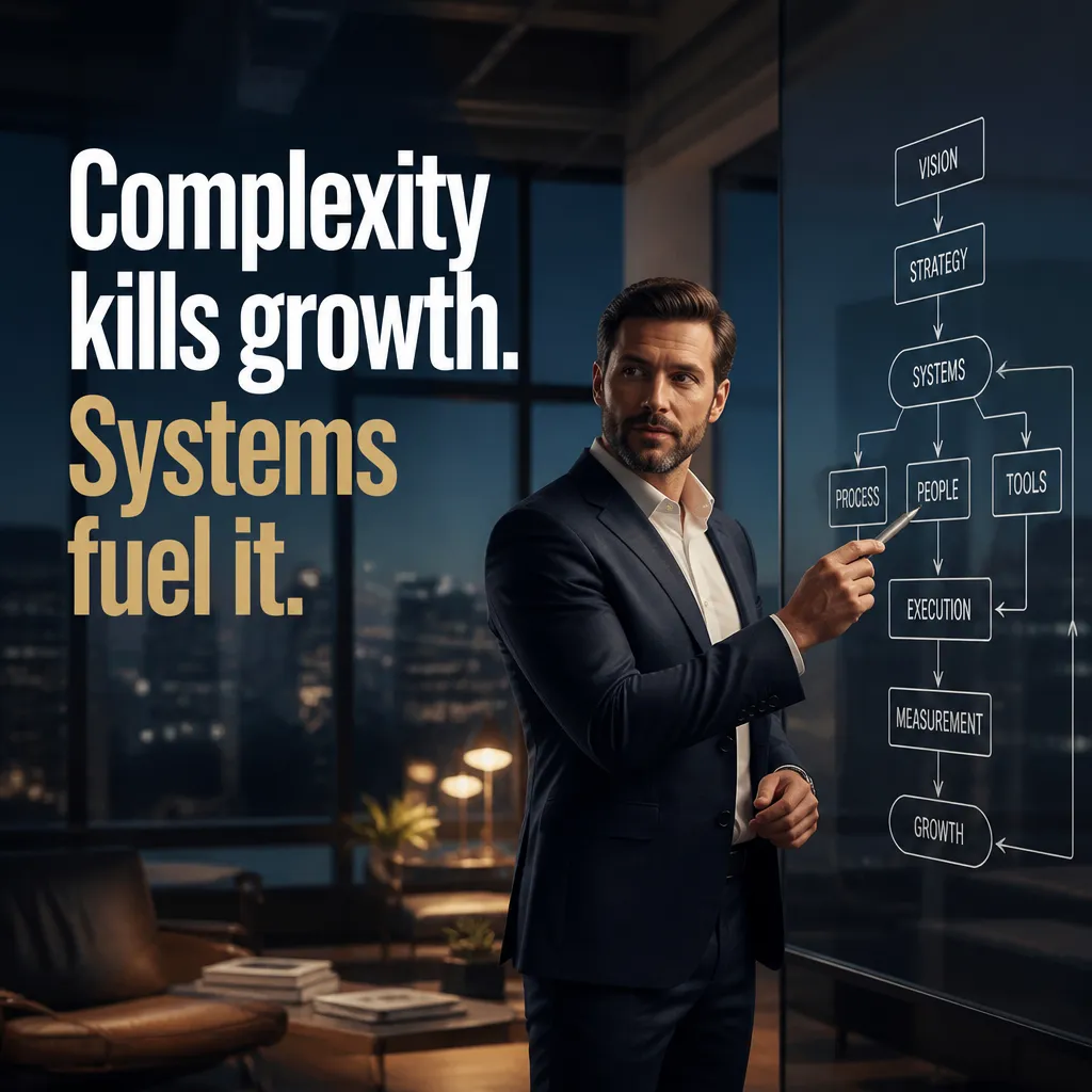 Illustrative The Blueprint of Scale creative from the business coach example collection