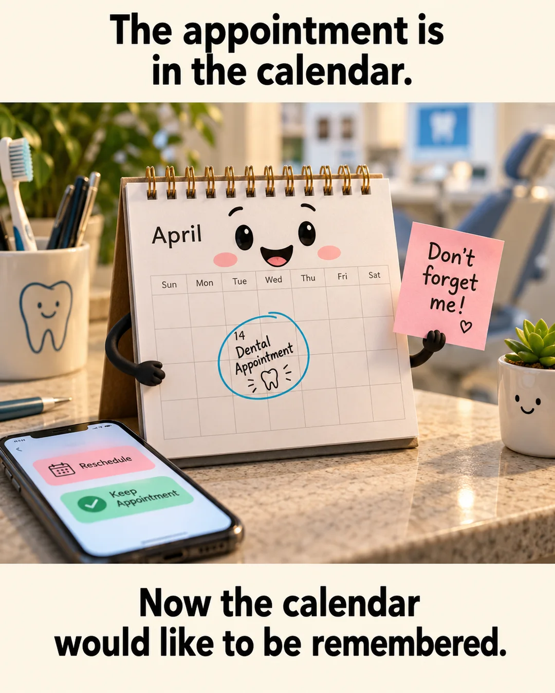 Illustrative the calendar reminder meme