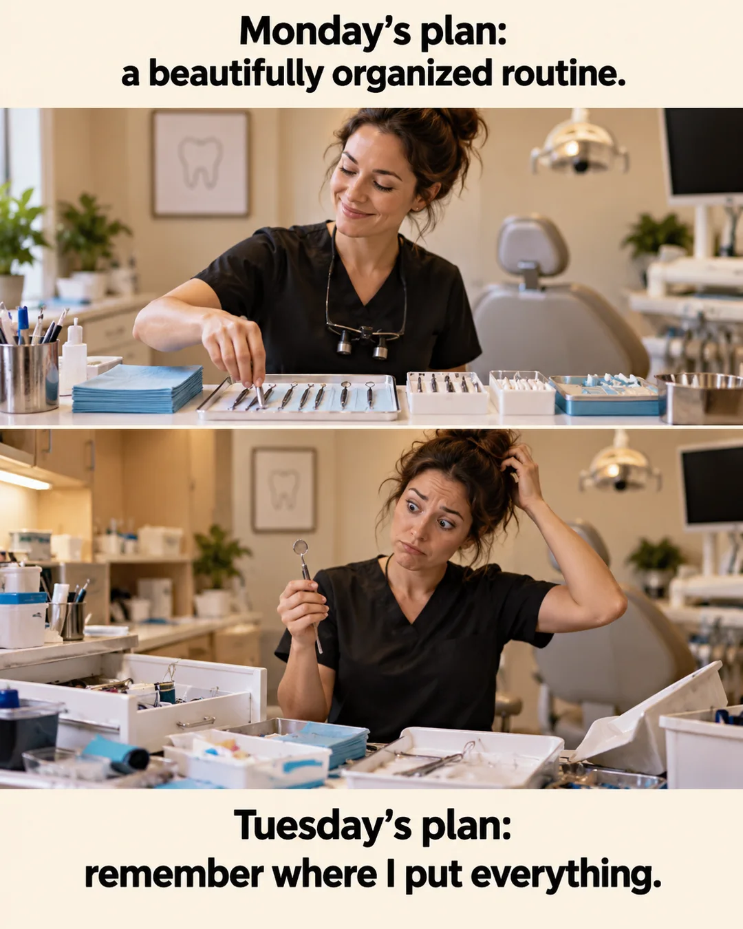 Illustrative the ambitious routine meme