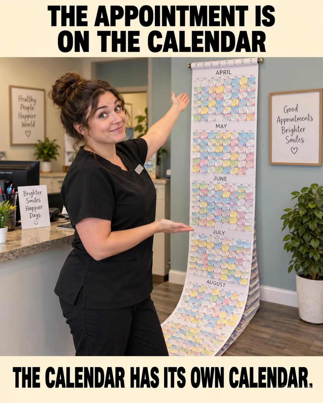 Illustrative the calendar's calendar meme