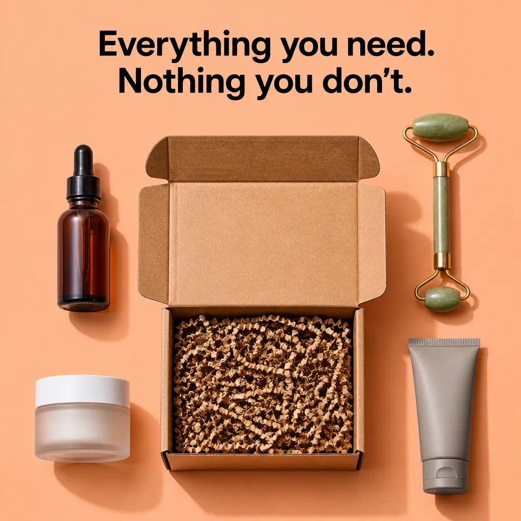 Illustrative The Deconstructed Box creative from the ecommerce example collection
