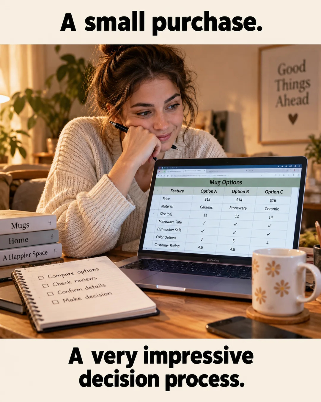 Illustrative the decision spreadsheet meme