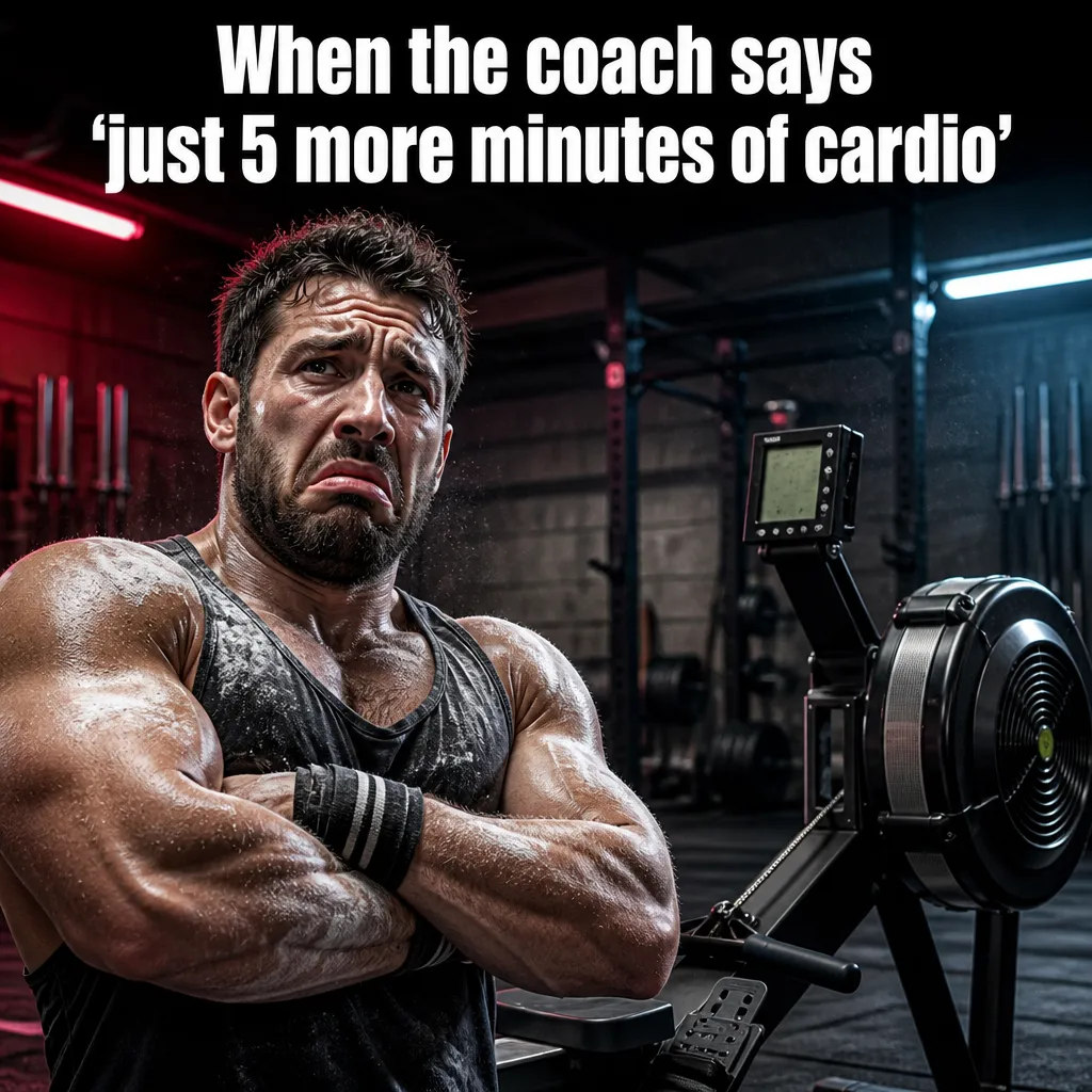 Illustrative The Cardio Negotiation creative from the gym example collection