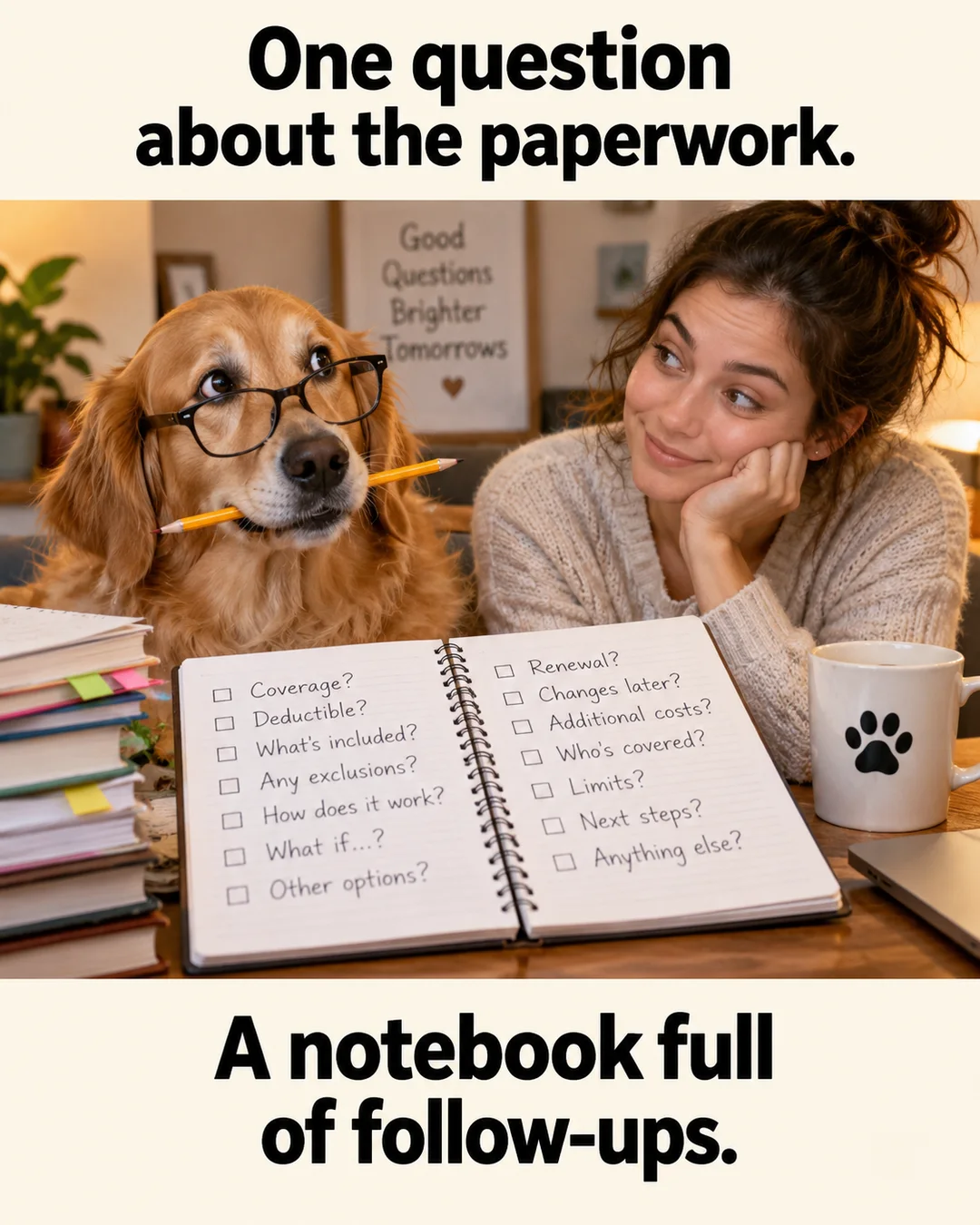 Illustrative the comparison notebook meme