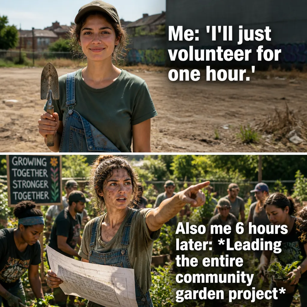 Illustrative Volunteer Reality creative from the nonprofit example collection