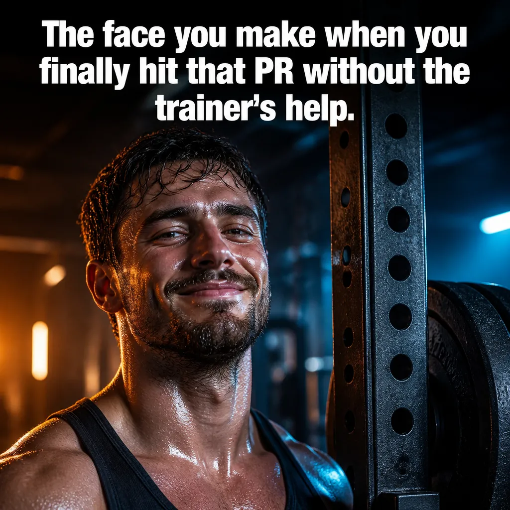 Illustrative The PR Feeling creative from the personal trainer example collection