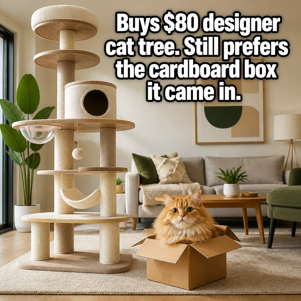 Illustrative The Box Paradox creative from the pet store example collection