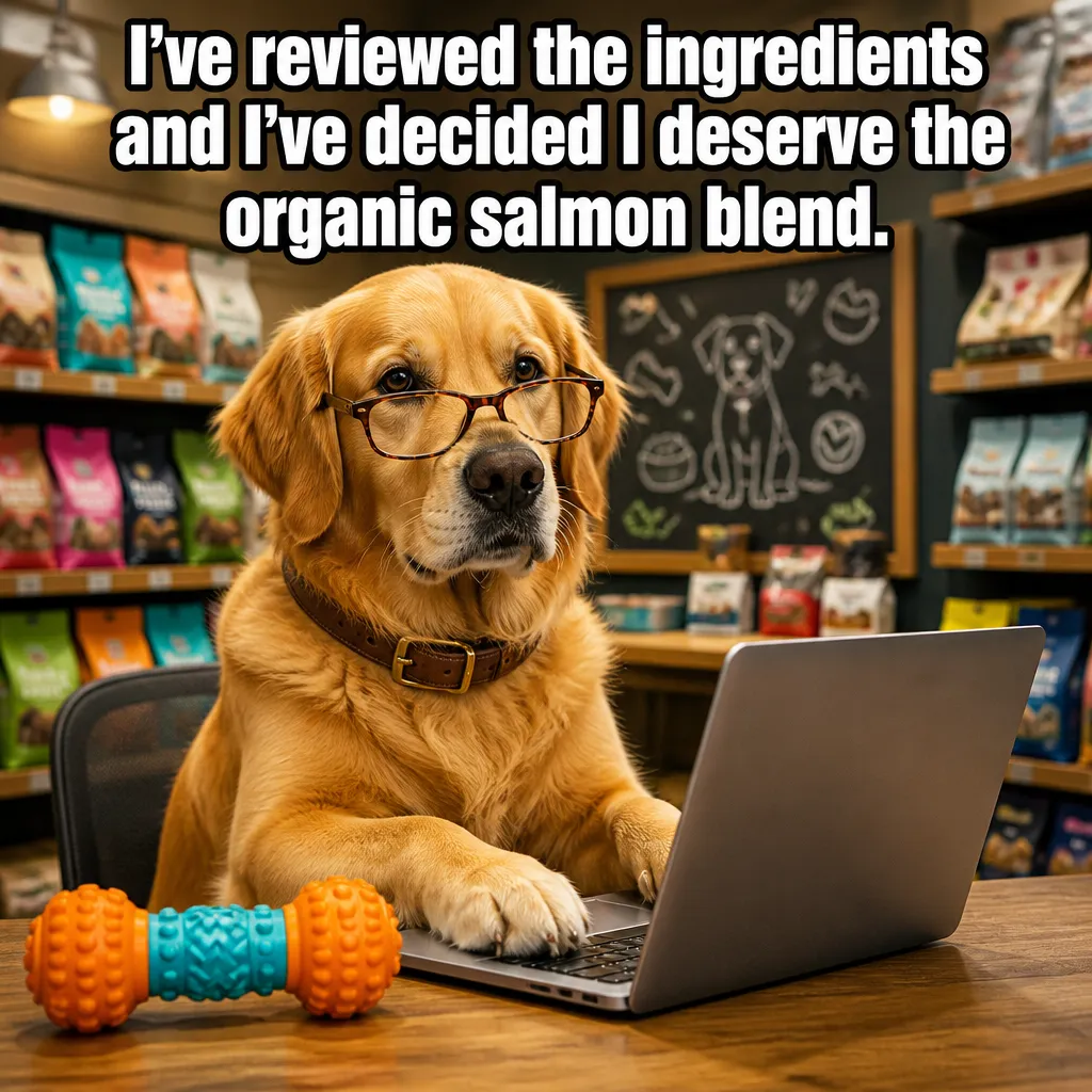Illustrative The Nutrition Analyst creative from the pet store example collection