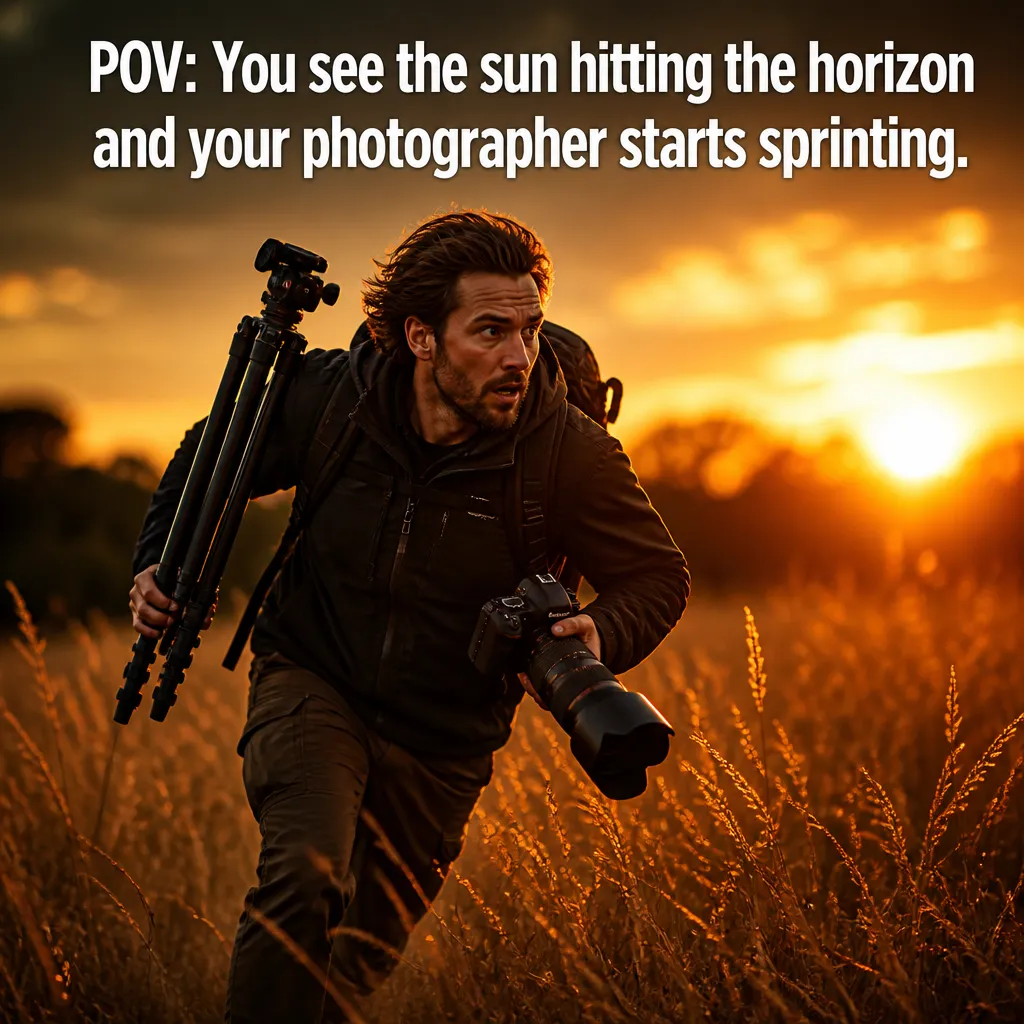 Illustrative The Golden Hour Sprint creative from the photographer example collection