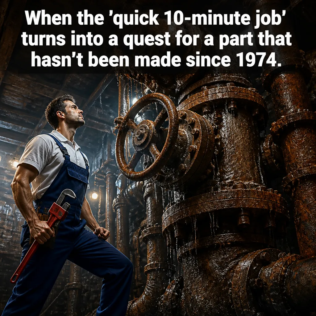 Illustrative The Hidden Boss creative from the plumbing example collection