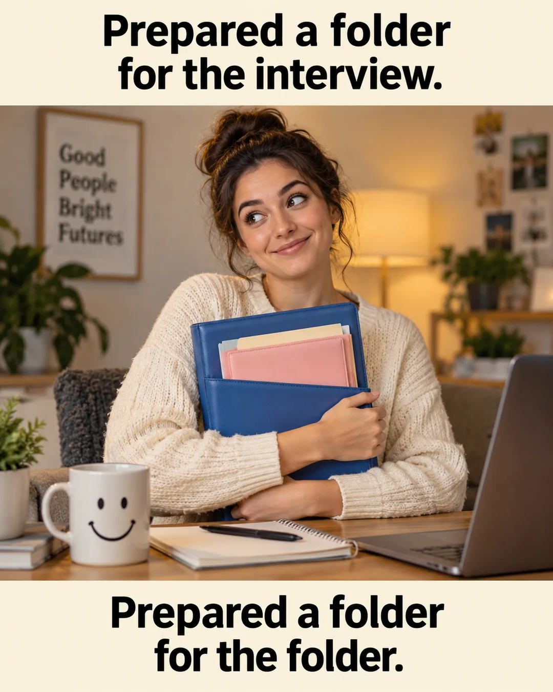 Illustrative the interview preparation meme