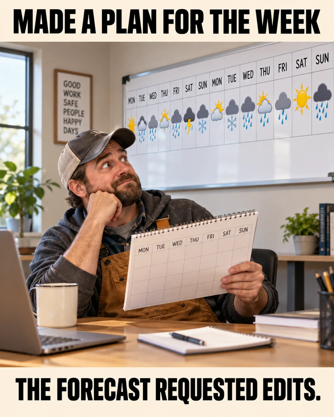 Illustrative the forecast's edit request meme