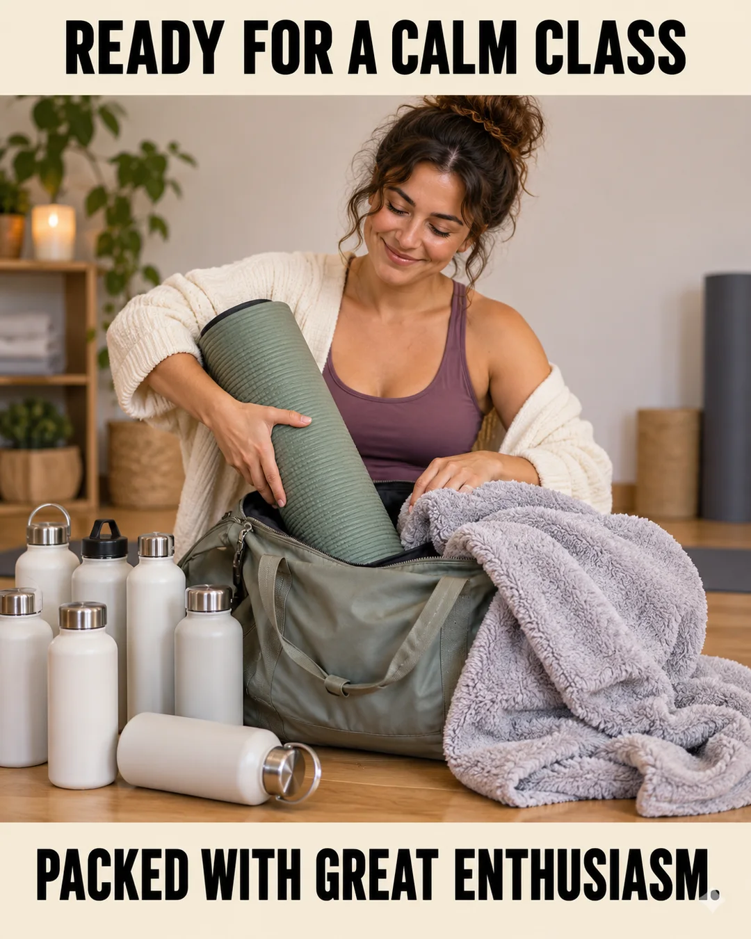 Illustrative the prepared mat bag meme