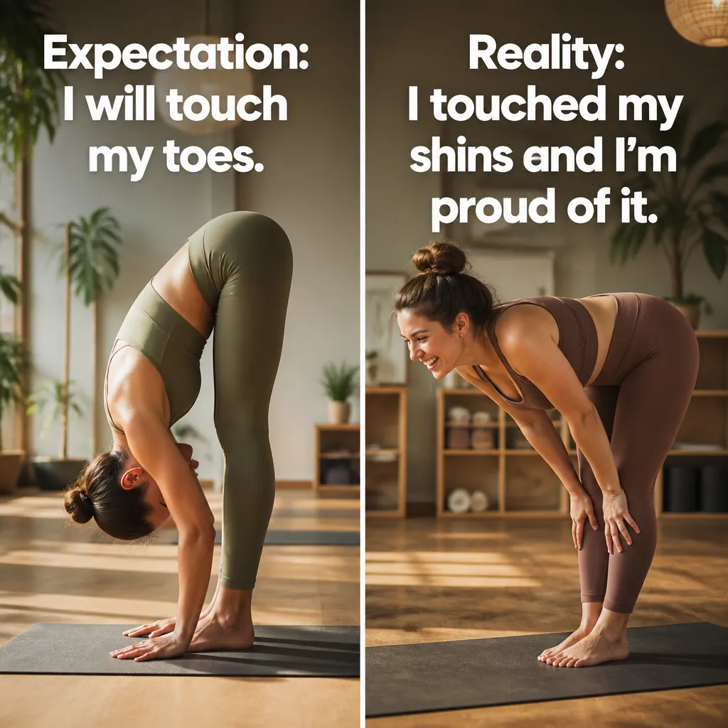 Illustrative The Beginner's Mind creative from the yoga studio example collection